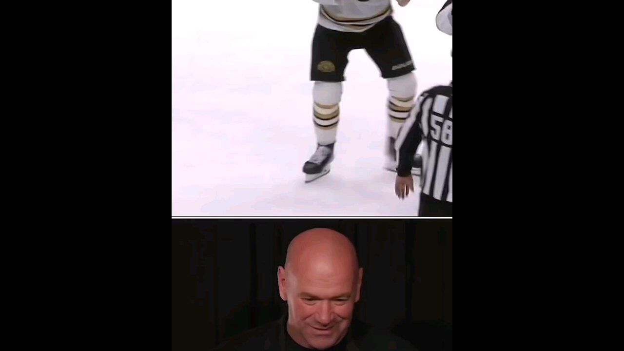 DANA WHITE REACTS TO HOCKEY FIGHTS