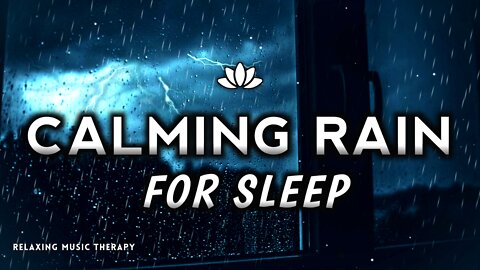 Calming Rain sounds for sleep | Open window rain sounds, Deep Sleep sounds | Steady rain sounds