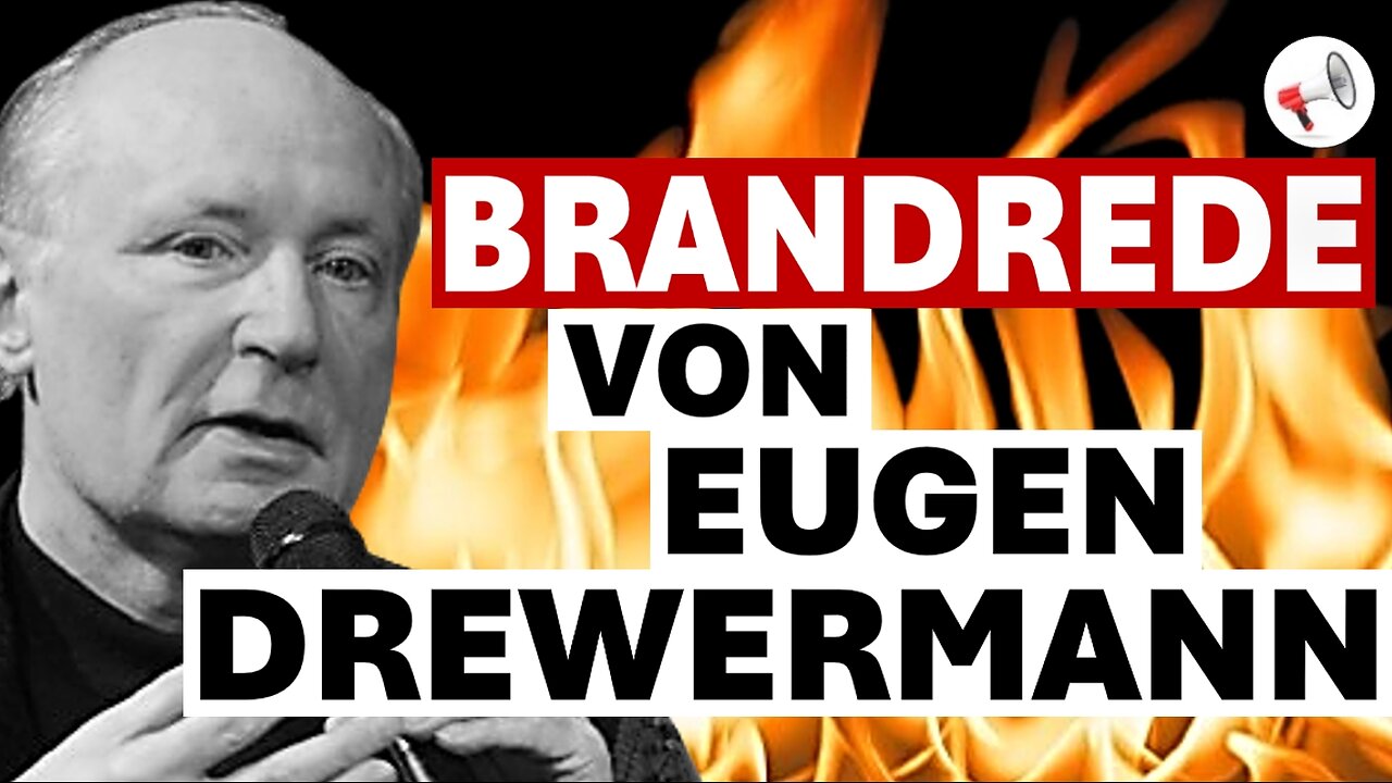 🔥💥Brandrede von Eugen Drewermann | Laudatio auf Dr. Ganser, Aachener Auszeichnung für Menschlichkeit