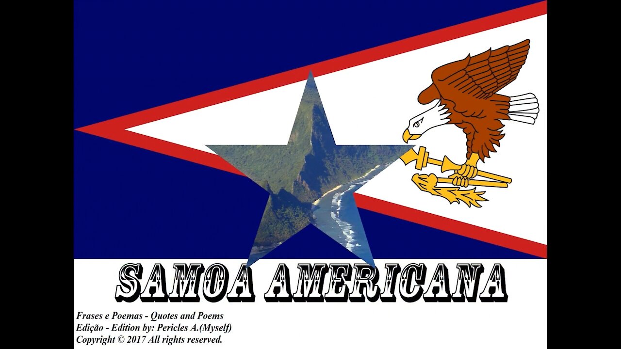 Bandeiras e fotos dos países do mundo: Samoa Americana [Frases e Poemas]