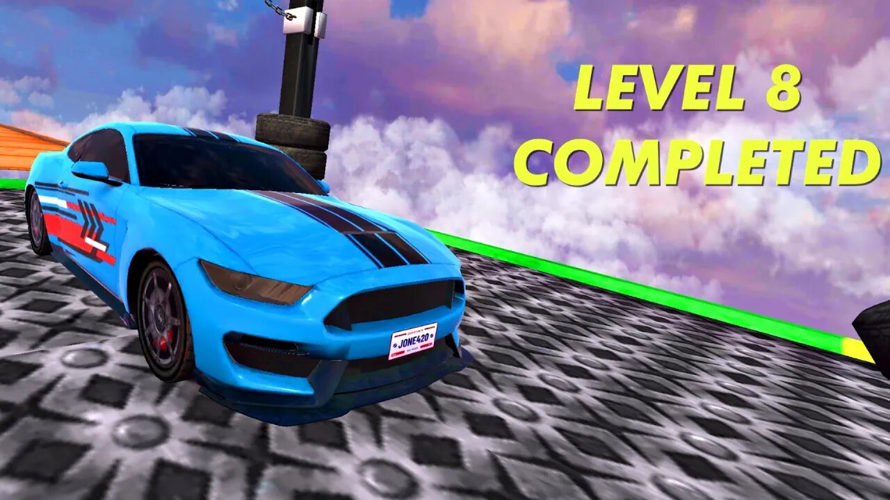 The Super Car Stunts game - Best Android and iOS Game Play - Car racing game pass