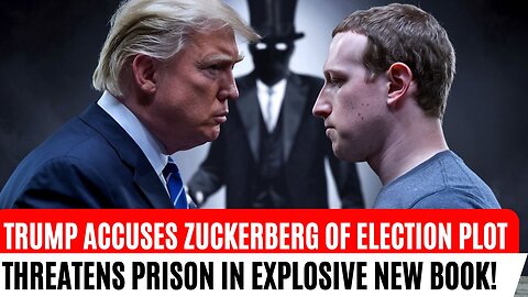 Trump Accuses Zuckerberg of Election Plot: Threatens Prison in Explosive New Book!