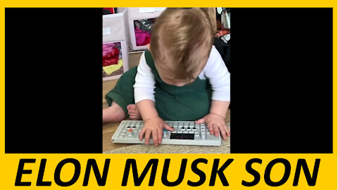 ELON MUSK SON BABY X