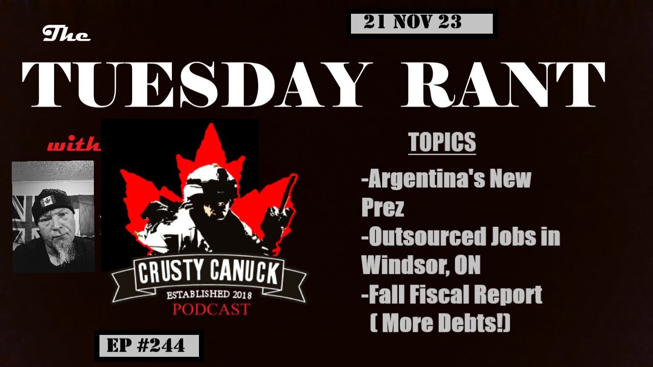 EP#244 Tuesday Rant Argentina/Outsourced Jobs/Fall Fiscal Updates