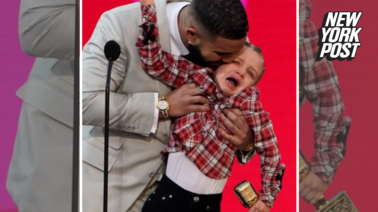Drake son steals show BBMAs