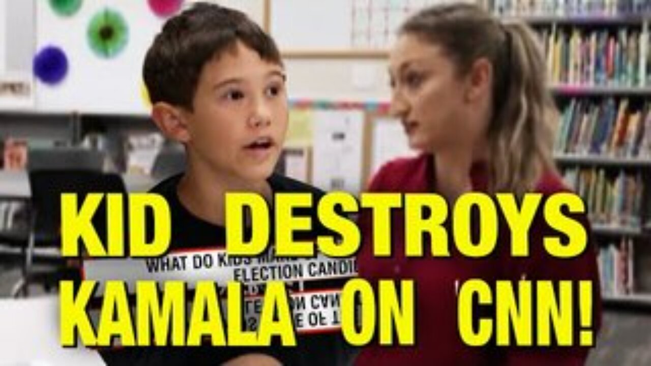 Kid DESTROYS Kamala Harris With One Sentence On CNN! ​​(Live from Two Roads Theatre)