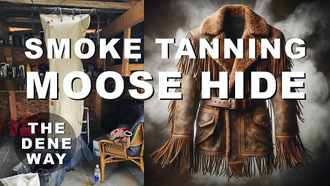 How to SMOKE TAN a Moose Hide