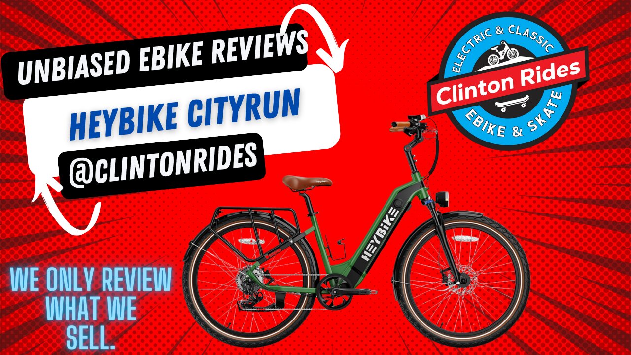 Clinton Rides | UnBiased Review | HeyBike CityRun Commuter EBike