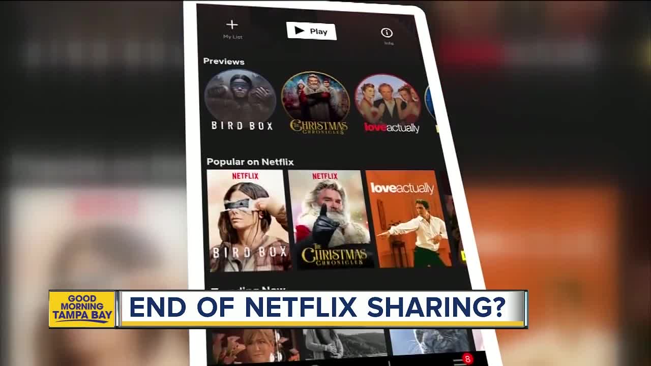 New software could end Netflix account sharing