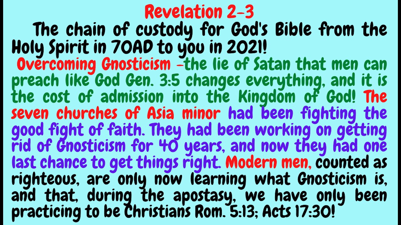 REV. 2-3. FREEDOM & SALVATION TO ALL WITH EARS TO HEAR!