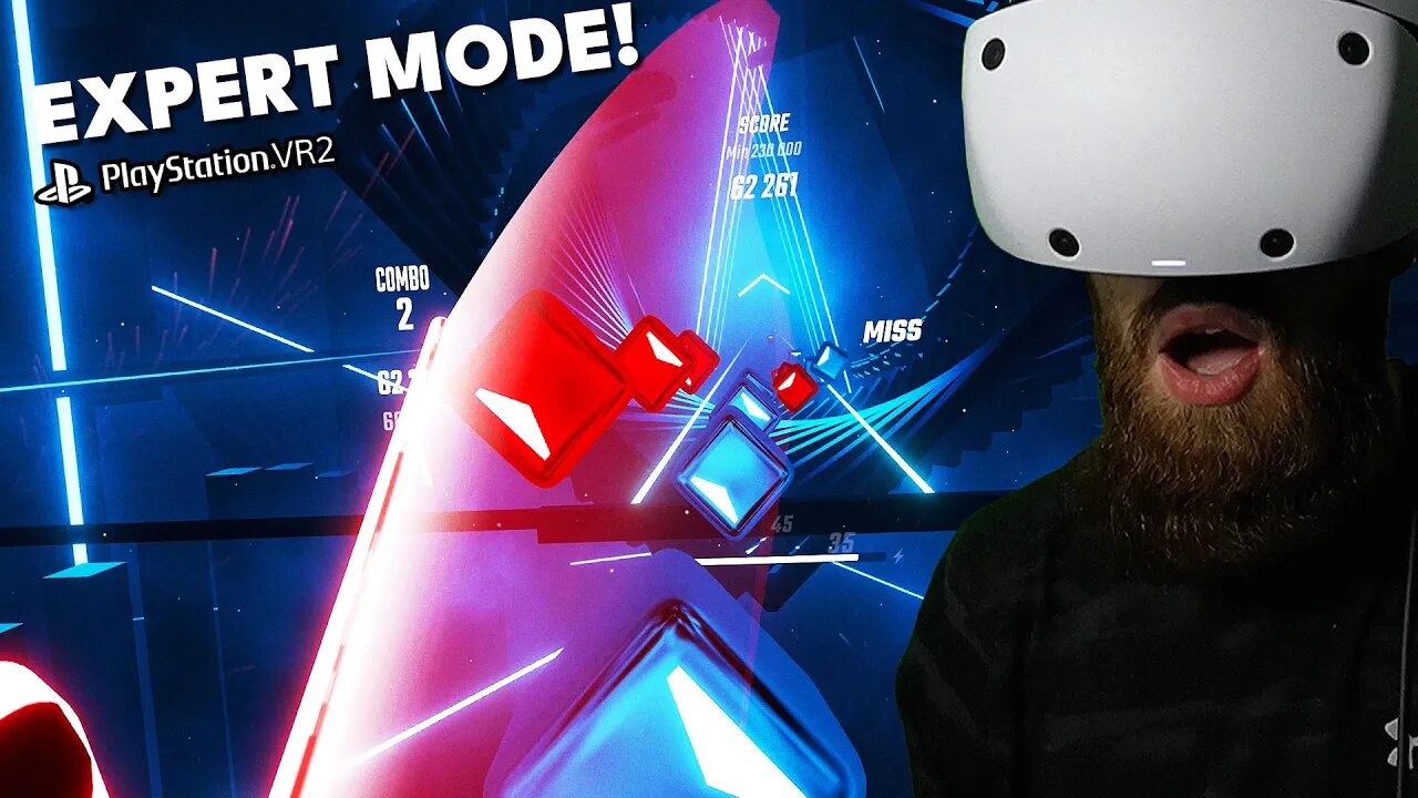 Beat Saber (PSVR2) - My First Time Playing EXPERT (Campaign)