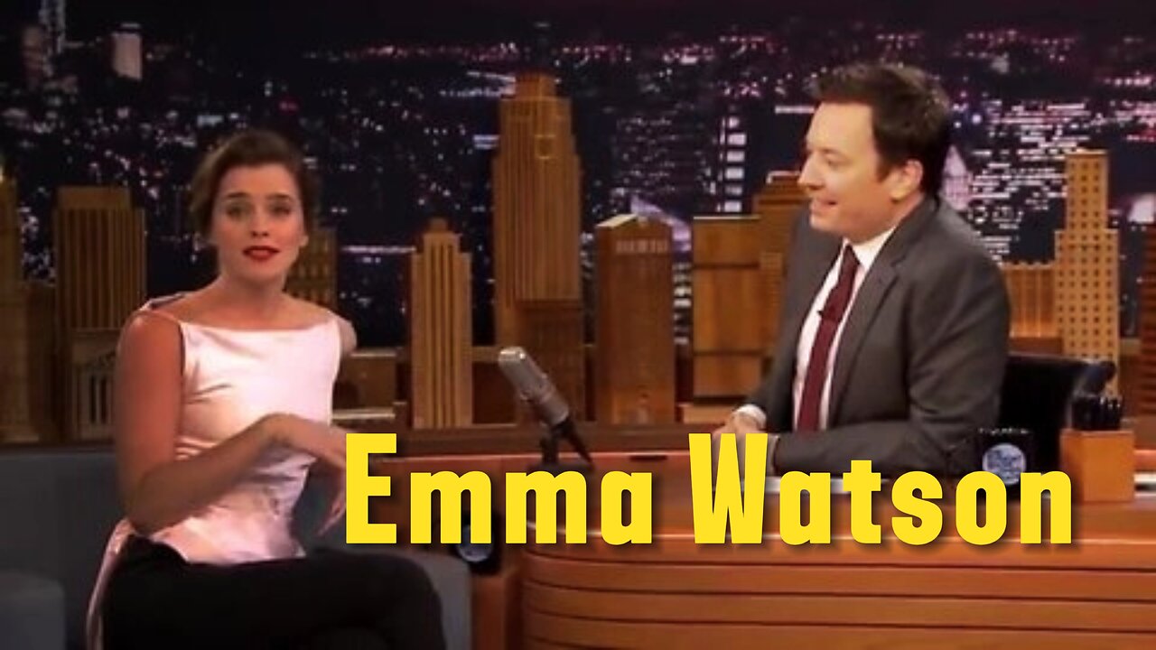 "Emma Watson Mistakes Jimmy Fallon for Jimmy Kimmel in Hilarious Mix-Up"