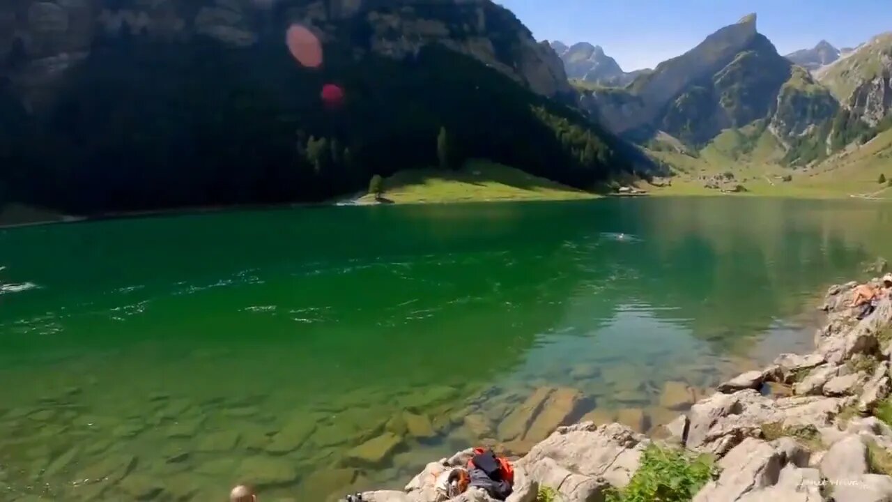 This $ place $ is $ very $ relaxing $ $ Seealpsee, $ one $ of $ the $ best $ places $ in Switzerla