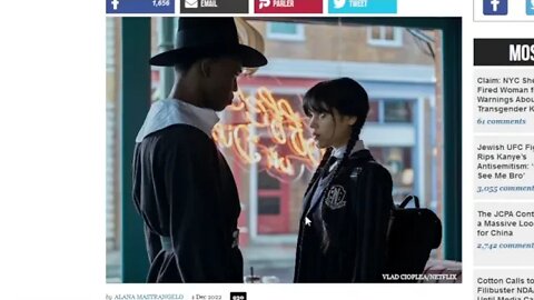 Losers claim Wednesday is racist. They are mad cuz viewers love it