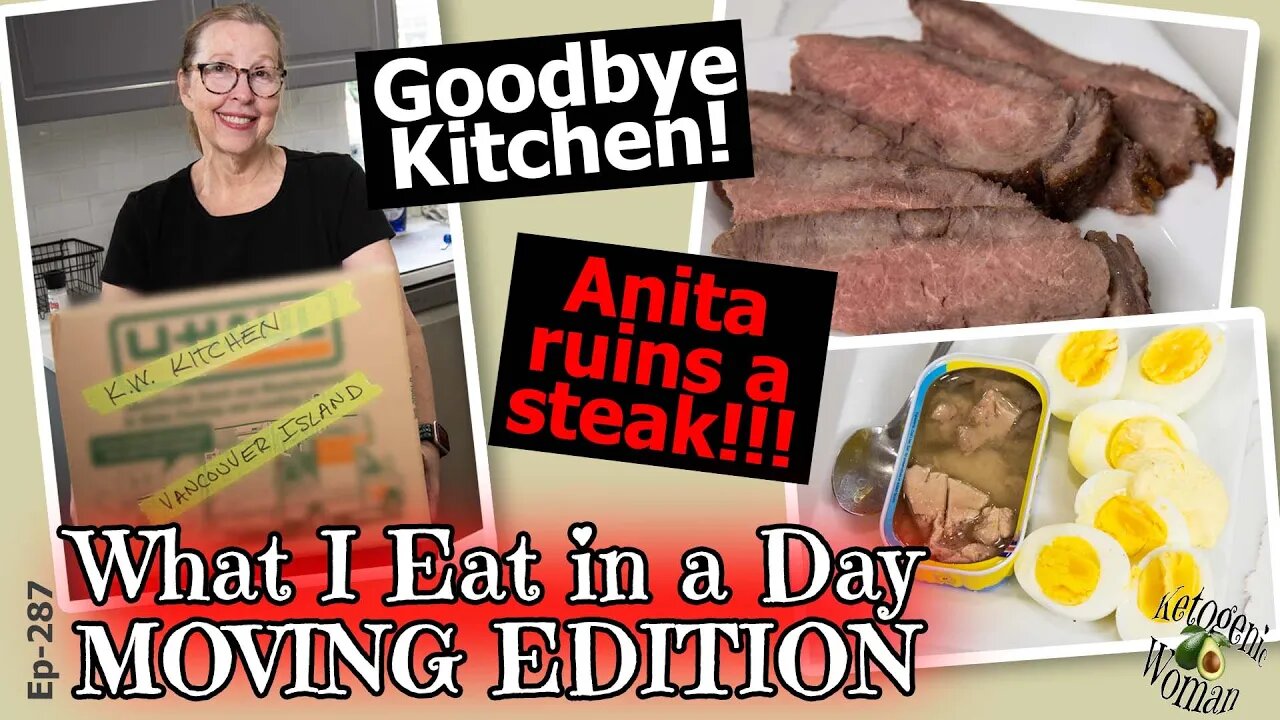 What I Eat In a Day When Moving! How to Ruin a Perfectly Good Steak!