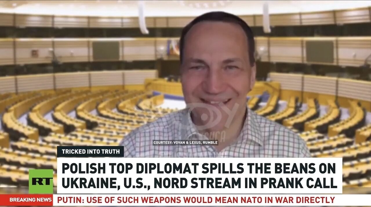 Polish foreign minister spills beans on Ukraine, US & Nord Stream in prank call