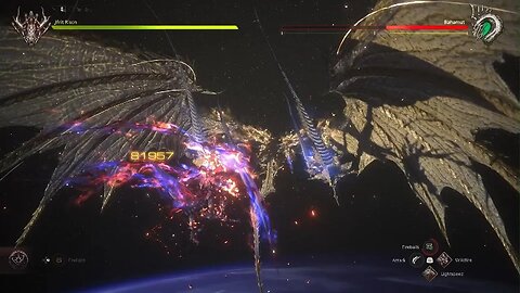 Ifrit Risen vs Bahamut (Final Fantasy 16)