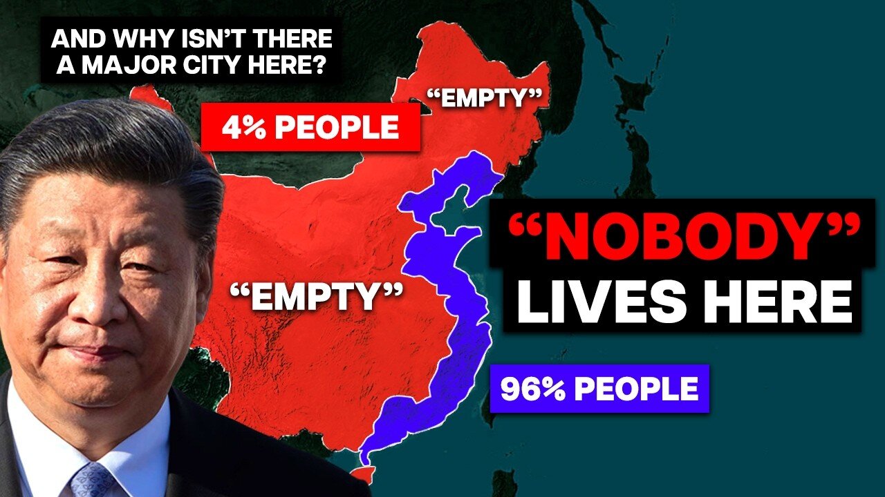 China is World's EMPTIEST Country (99% EMPTY)