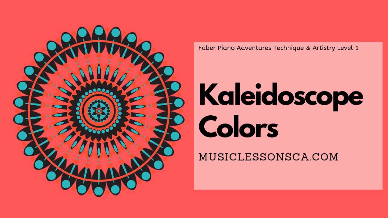 Piano Adventures Technique & Artistry Level 1 - Kaleidoscope Colors