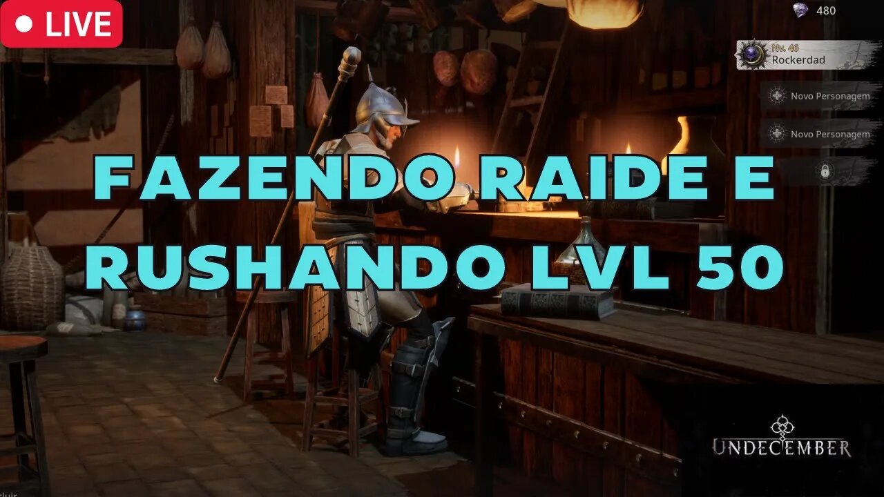 (LIVE) Fazendo RAIDE e rushando levle 50