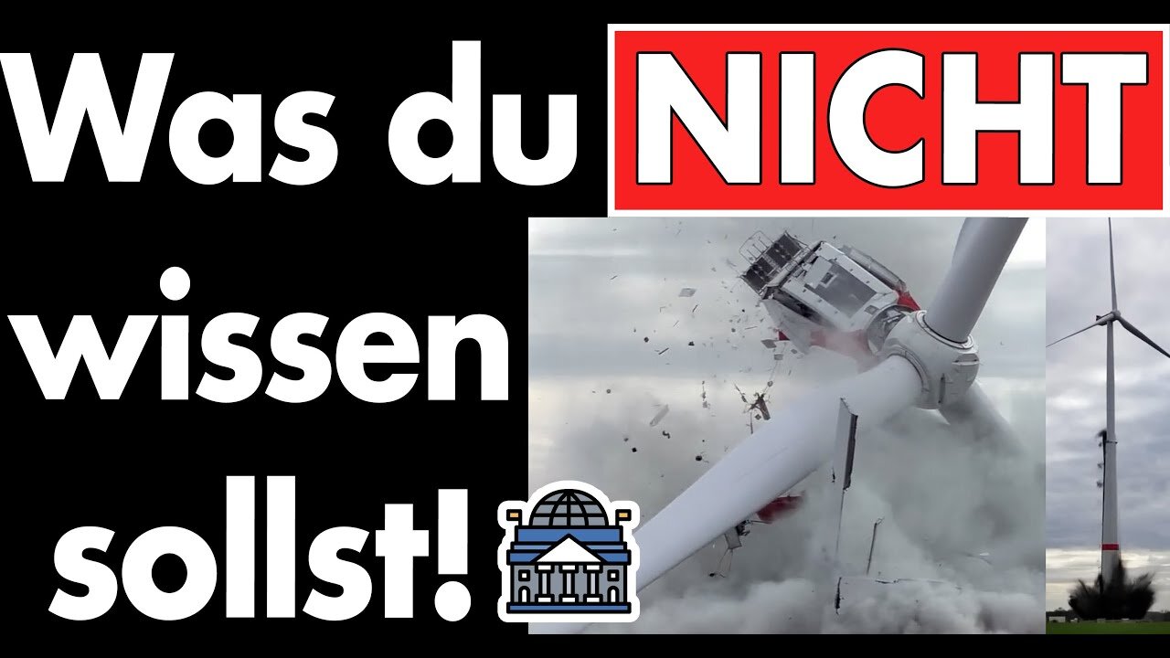 Geheime Fakten: Rückbau durch Sprengung kein Einzelfall! 82% der Windräder gehören dem Ausland.