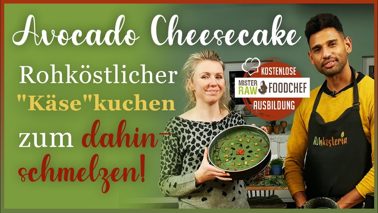 Avocado Cheesecake - Ein Kuchen der glücklich macht - Kinderleichtes Rezept!