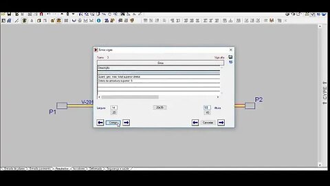 Vigas de transição Parte 2