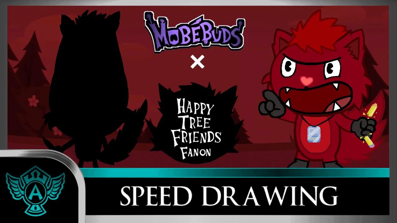 Speed Drawing: Happy Tree Friends Fanon - Zee | Mobebuds Style