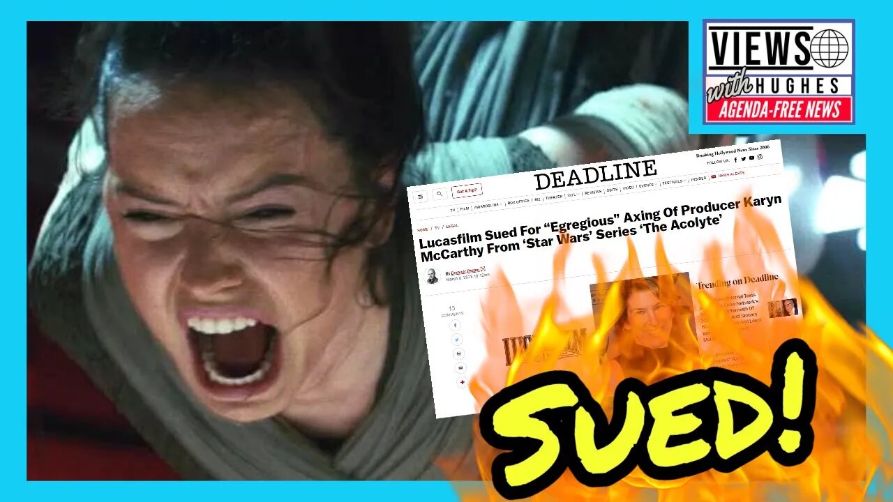 Lucasfilm Just got SUED! |Another BURN to Kennedy Lucasfilm Mismanagement