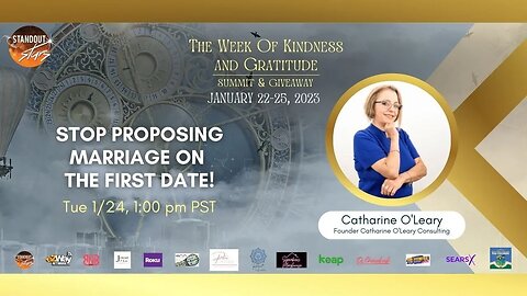 Catharine O'Leary - Stop Proposing Marriage on the First Date!