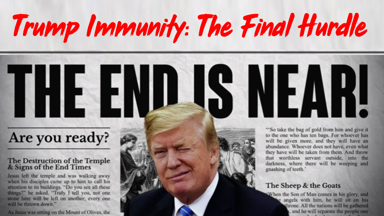 Trump Immunity: The Final Hurdle > The Military is The Only Way