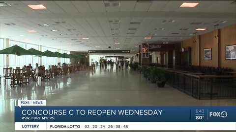 Concourse C reopens at Southwest Florida International Airport