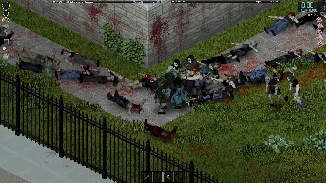 Can I Survive The City Of Project Zomboid Part 14- Painting The Walls Red