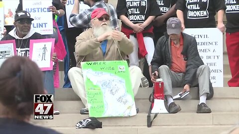 Flint protesters gather and mark fifth anniversary of city's water crisis