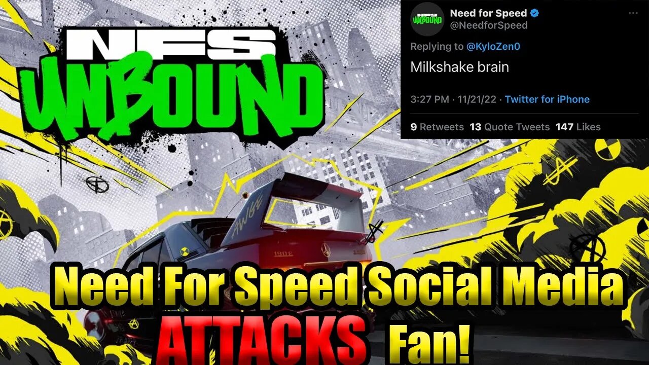 Need For Speed Twitter account is REPEATING a SAINTS ROW REBOOT mistake!