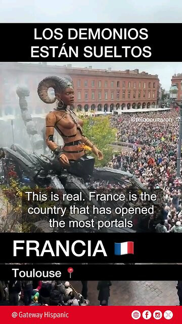 Francia se hunde en el Satanismo - France Descends into Satanism