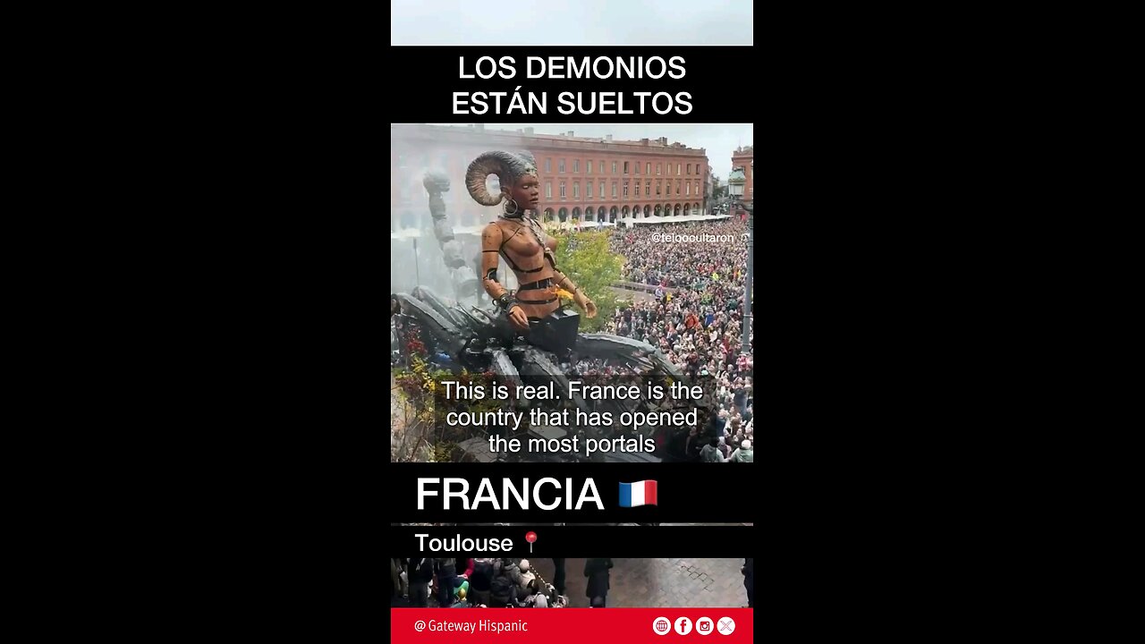 Francia se hunde en el Satanismo - France Descends into Satanism