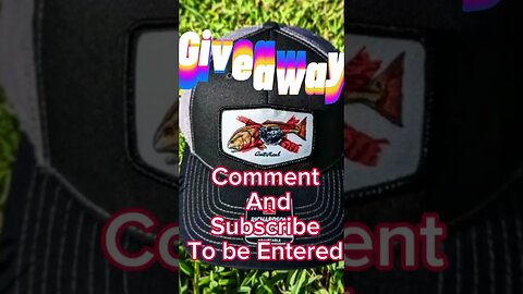 Giveaway!! Subscribe and comment to be entered #hat #bassfish #blackbass #fishspecies #getreel