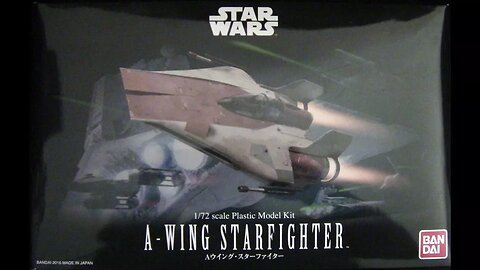 1/72 Bandai A-wing Review/Preview