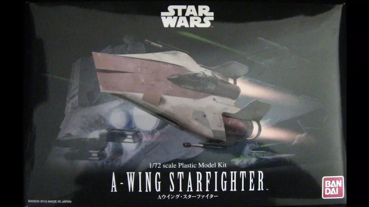 1/72 Bandai A-wing Review/Preview