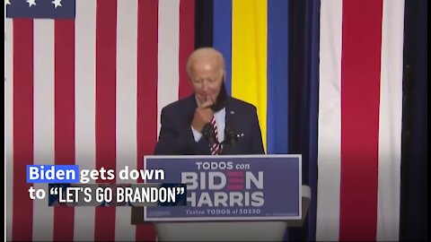 Biden Gets Down to LETS GO BRANDON