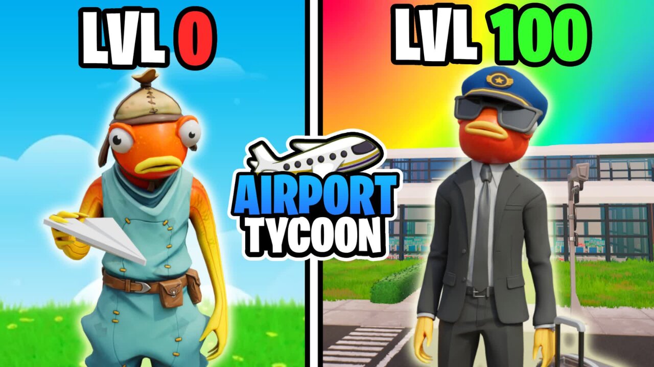 I Built An AIRPORT in FORTNITE