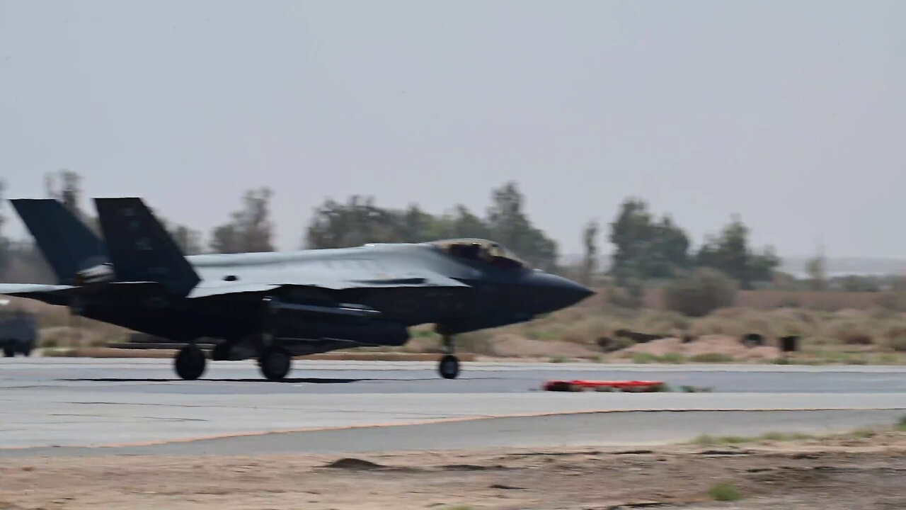 F-35A Lightning II Aircraft Launch in the USCENTCOM Area of Responsibility