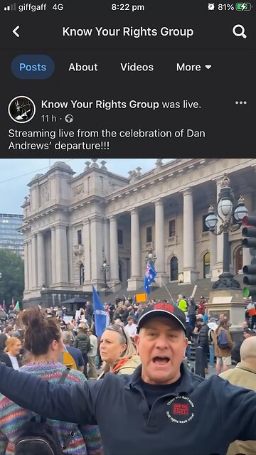 Know Your Rights Group : Dan Andrews resigned