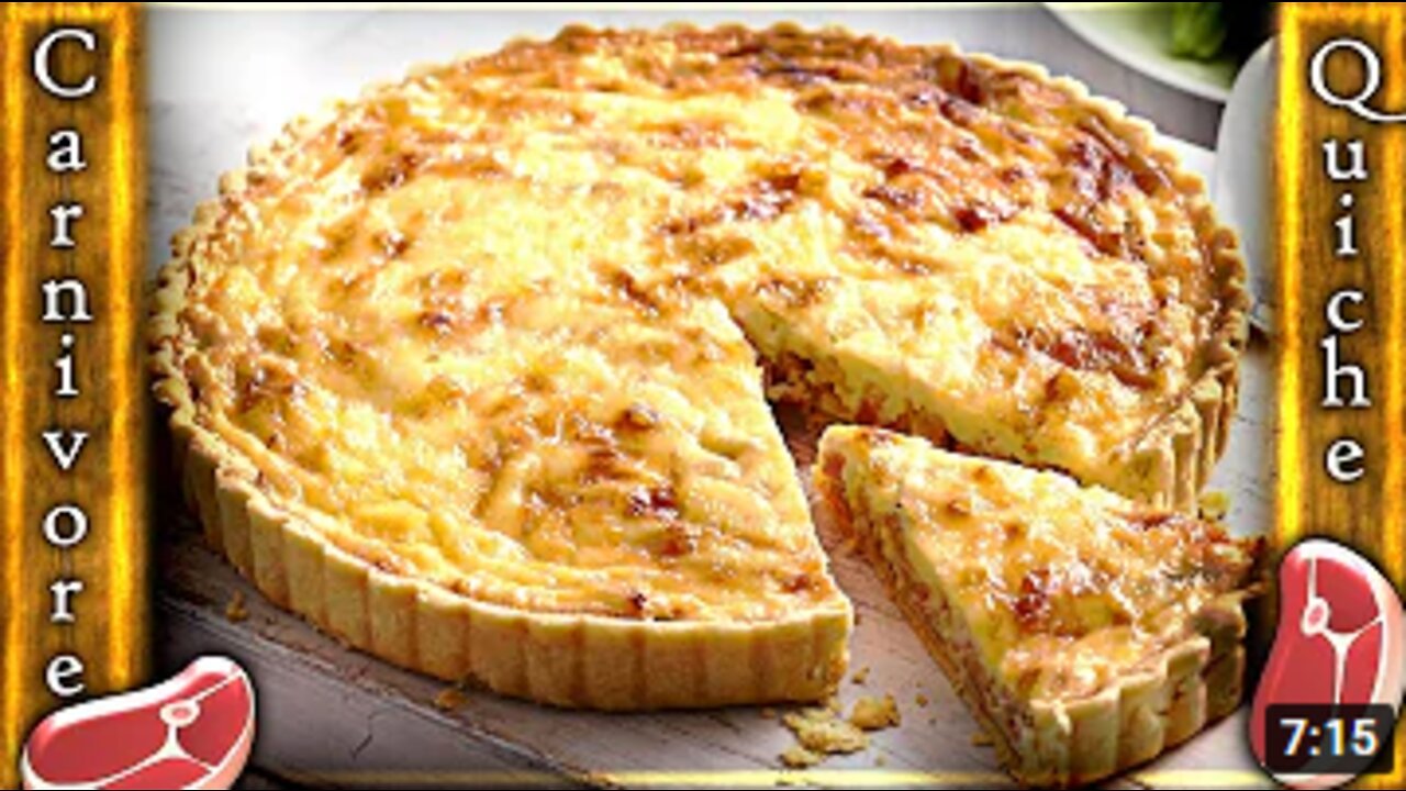 Carnivore Diet Keto Quiche Recipe