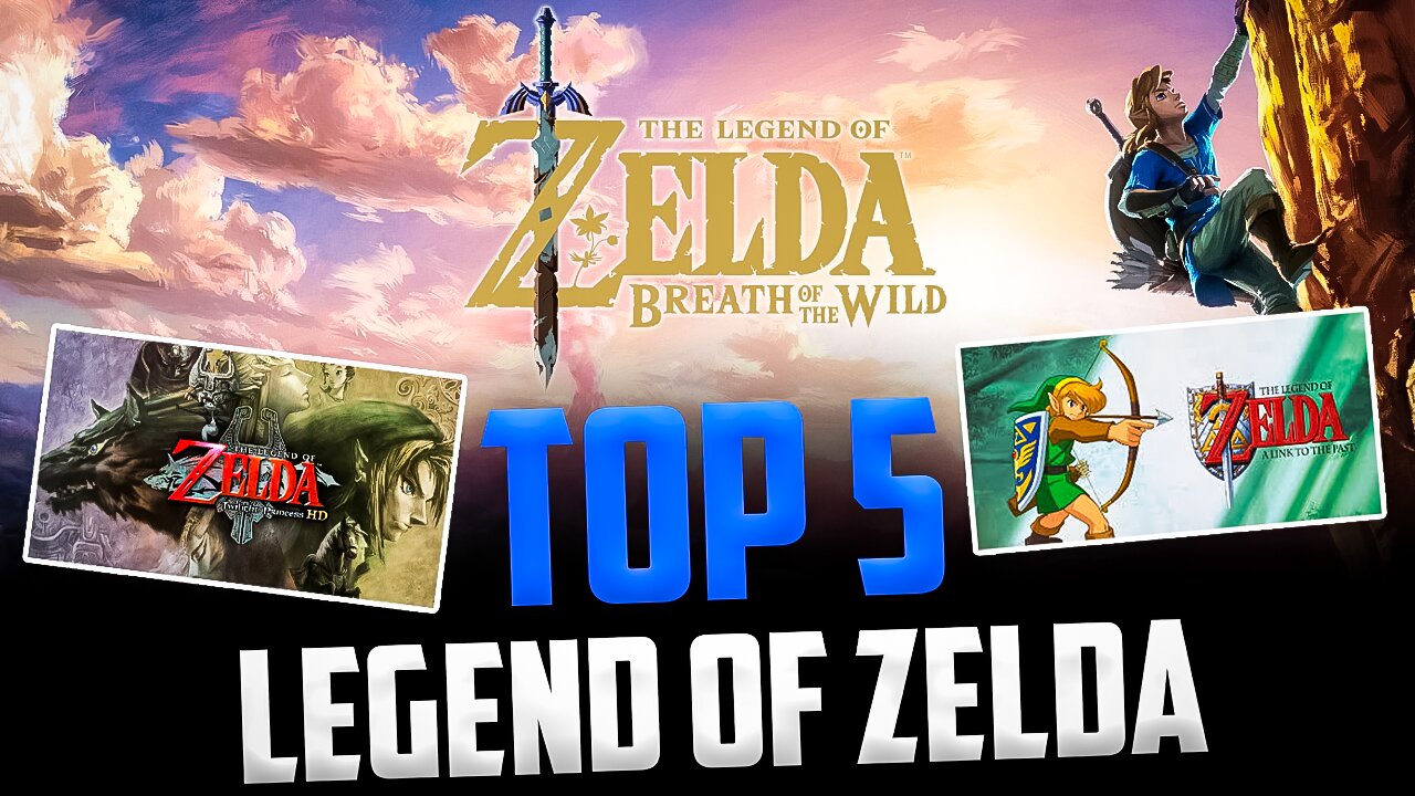 Top 5 Legend of Zelda Games You MUST Play! 🚀 (Ranking the Greatest Adventures)