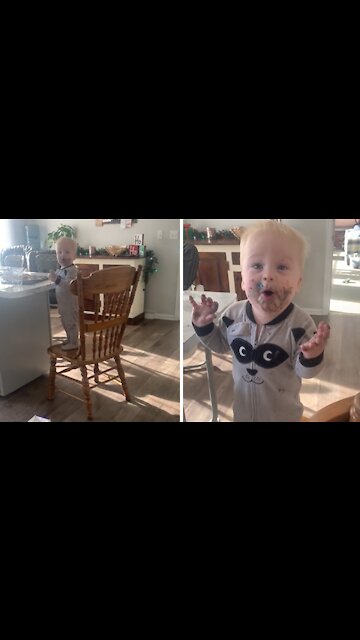 Twins Find A Way To Steal And Eat Leftover Birthday Cake