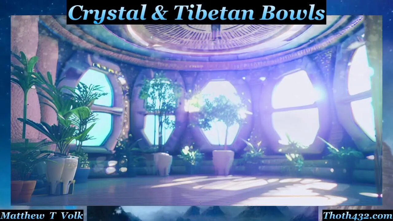 Crystal & Tibetan Bowls 432 Healing Sound Bath - Sleep Music