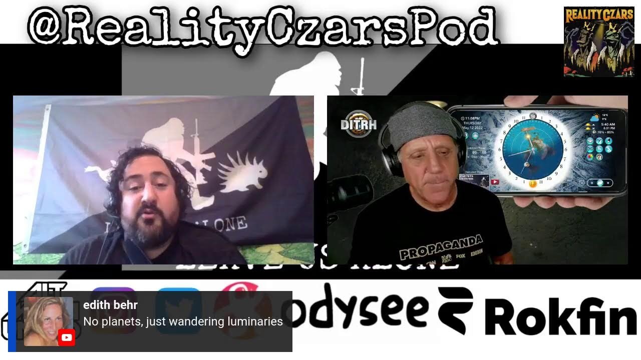 [Reality Czars Podcast] Flat Earth w/ the Great Dave Weiss! [May 11, 2022]