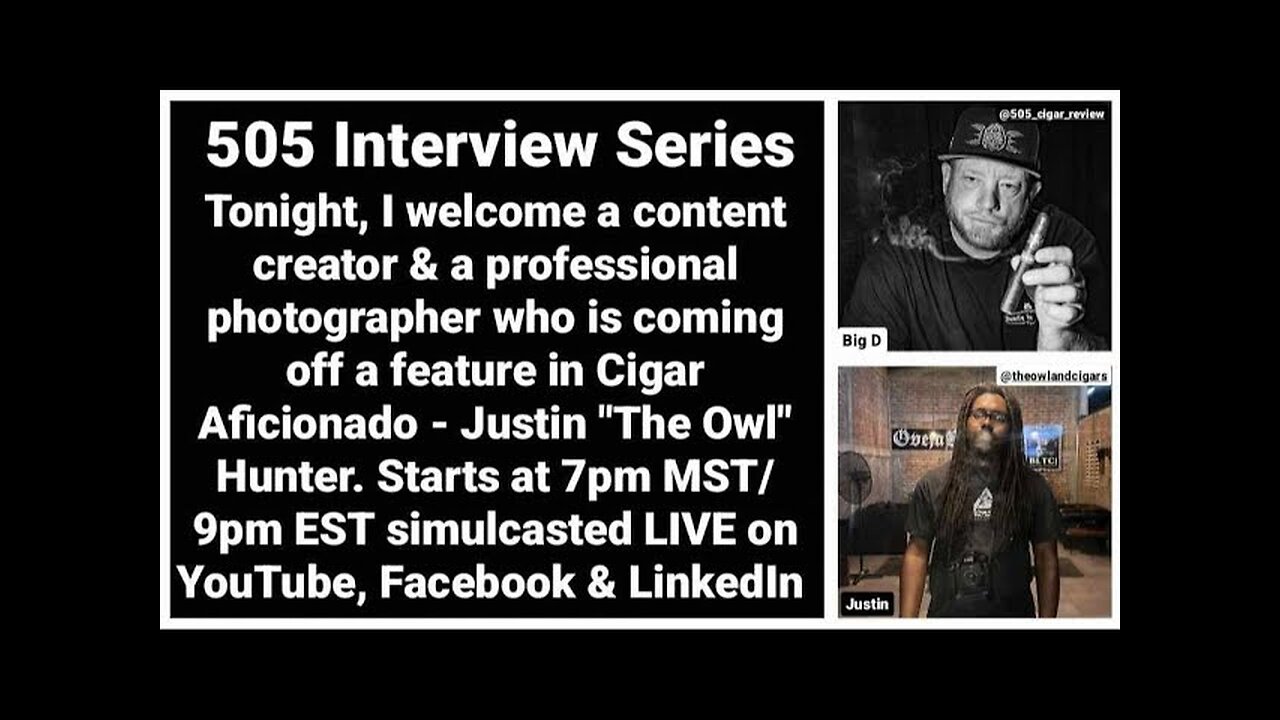 Interview with Professional Photographer/Content Creator Justin "The Owl" Hunter